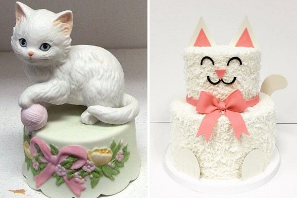 Bánh kem hình mèo 3D độc đáo