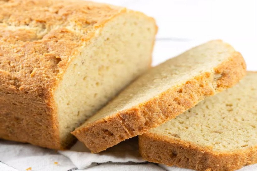Bánh mì keto thành phẩm nướng bằng nồi chiên không dầu thơm ngon