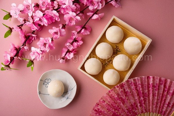 Bánh Mochi truyền thống Nhật Bản mềm dẻo, ngọt ngào