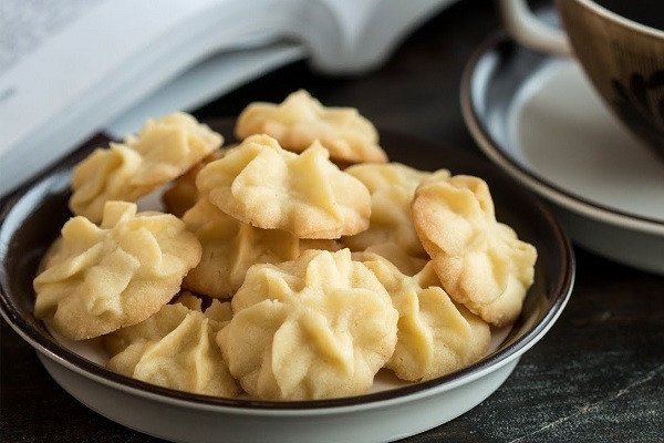 Bánh quy bơ thơm ngon làm từ bột mì