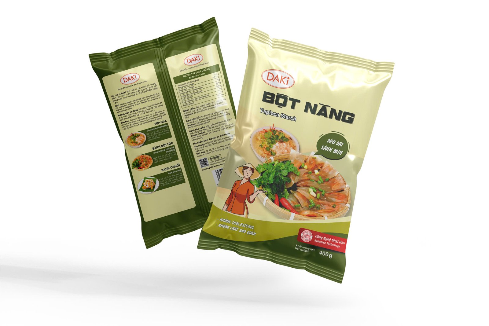 Bảo quản bột năng đúng cách trong hộp kín khí để giữ chất lượng tốt nhất