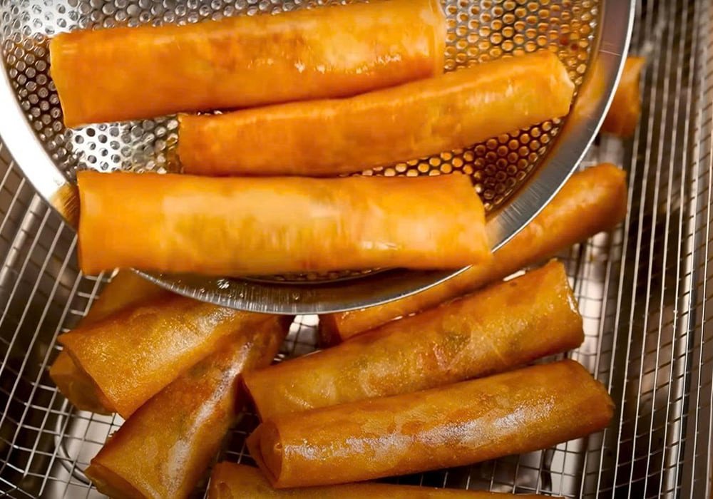 Bảo quản chả giò tôm thịt khoai môn