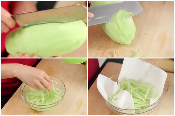 Bào sợi đu đủ xanh