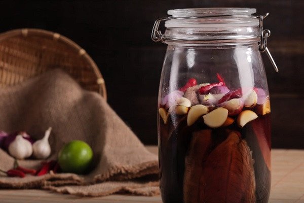 Bắp bò ngâm mắm ăn không ngán