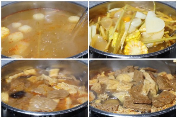 Bát bún bò Huế chay nóng hổi với đầy đủ topping và rau sống, thể hiện sự hấp dẫn của món ăn.
