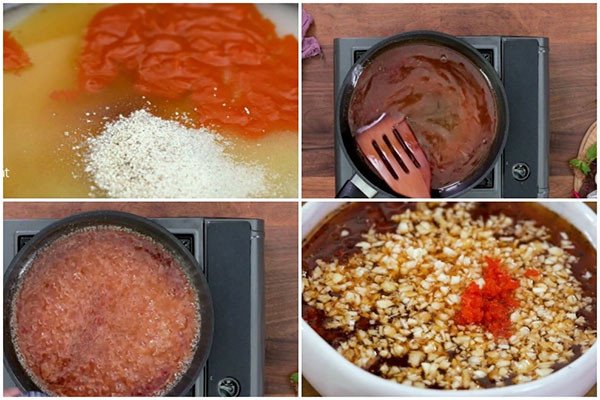 Bát nước sốt trộn gỏi chua ngọt sánh mịn cho món gỏi gà măng cụt