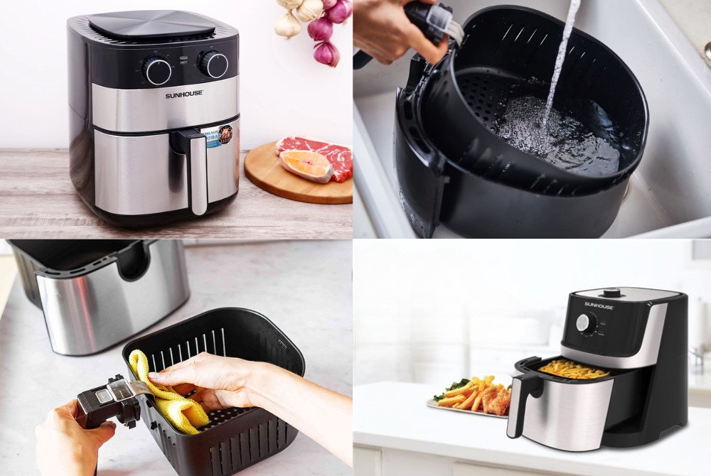Bí quyết bảo quản nồi chiên không dầu tránh bị rỉ sét