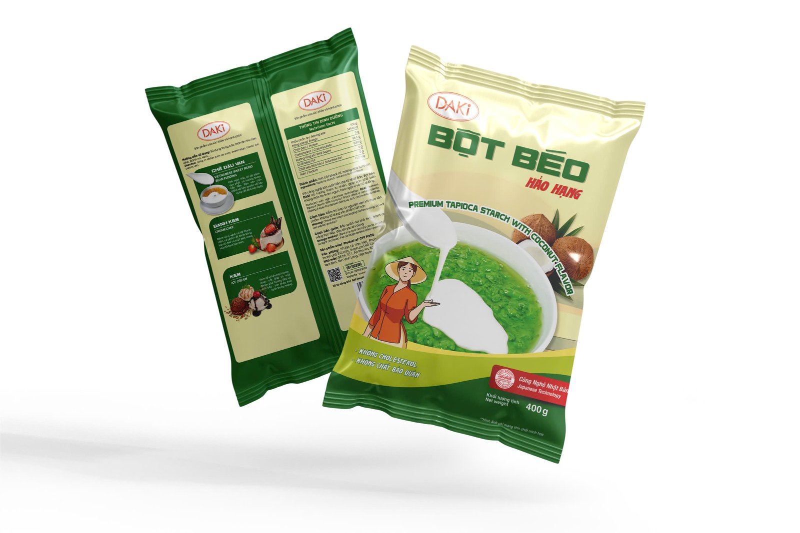 Bột béo DAKI tăng vị ngậy tự nhiên