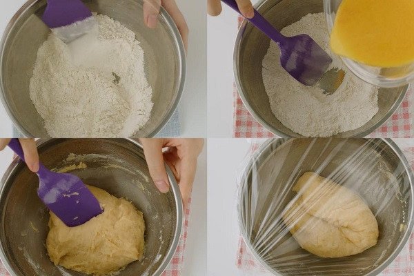 Bột làm bánh mì hoa cúc không cần nhồi