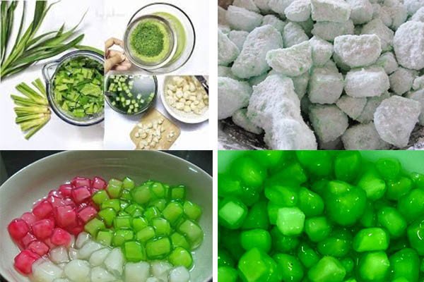 các bước làm thạch củ năng lá dứa giòn dai tại nhà