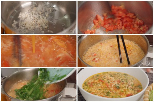 Các bước nấu canh cà chua trứng đơn giản, nhanh gọn