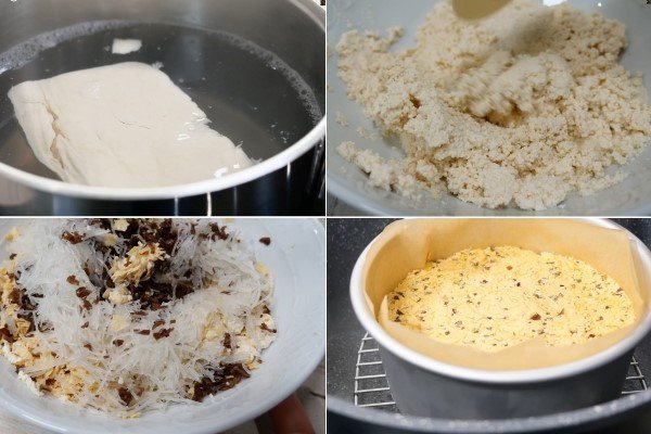 Các bước thực hiện làm món chả hấp chay thơm ngon cho cơm tấm