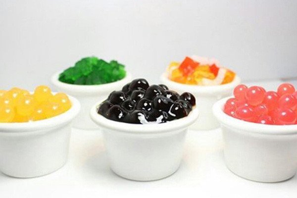 Các loại topping trà sữa đa dạng