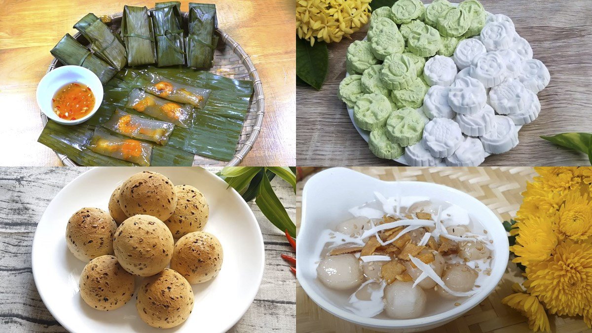 Các món ăn từ bột năng