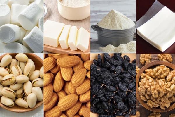Các nguyên liệu cơ bản để làm kẹo nougat tại nhà