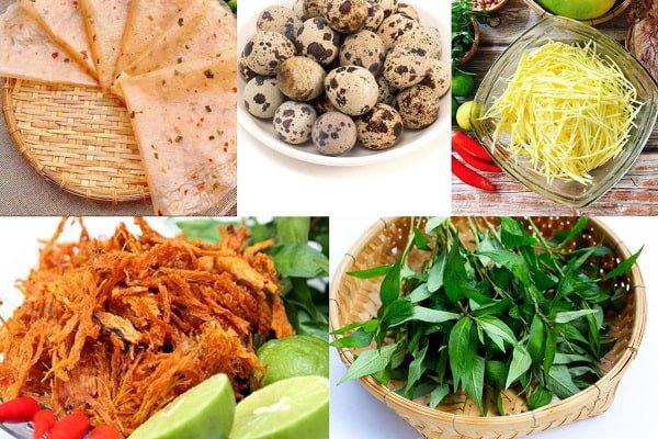 Các nguyên liệu tươi ngon để làm món bánh tráng cuốn bơ chuẩn vị