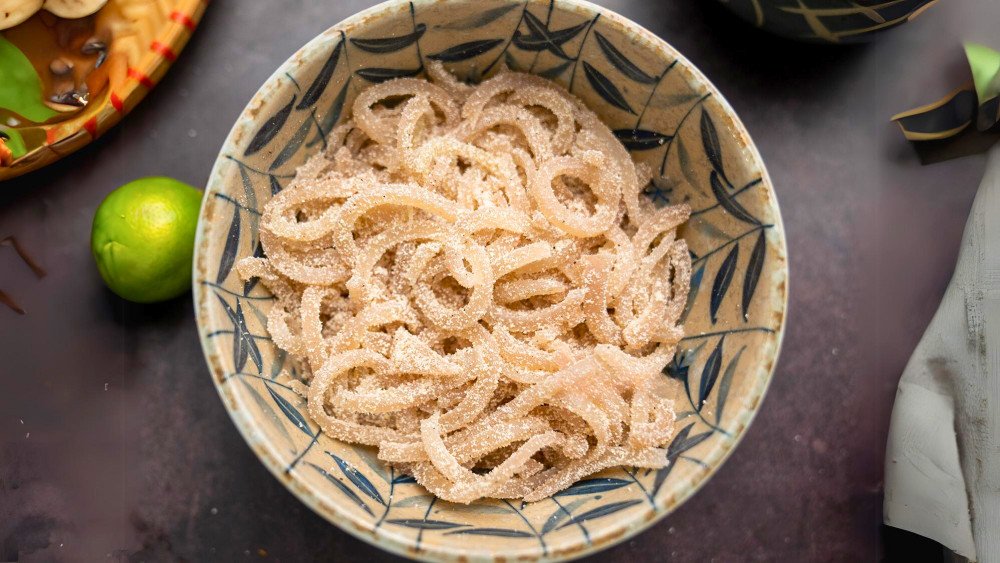 Cách làm bì cơm tấm trộn thính