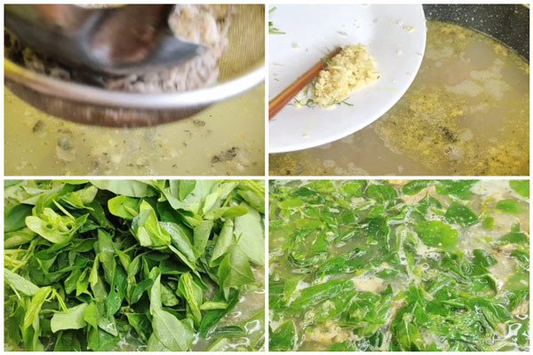 Cách nấu canh cá rô rau ngót chuẩn vị, không tanh