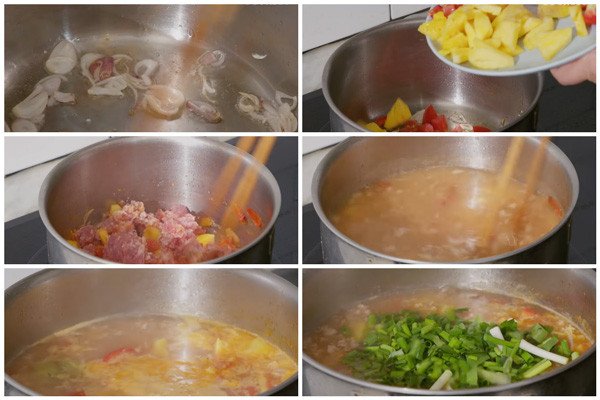 Cách nấu canh sấu thịt băm