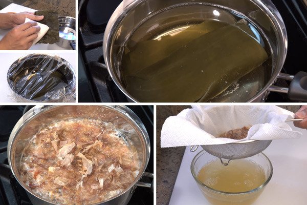 Bí Quyết Nấu Súp Miso Nhật Bản Thơm Ngon Chuẩn Vị Cách nấu nước dùng dashi từ kombu và cá ngừ bào khô đúng kỹ thuật Nhật Bản