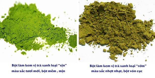Cách phân biệt bột Matcha thật giả dựa trên màu sắc và mùi vị