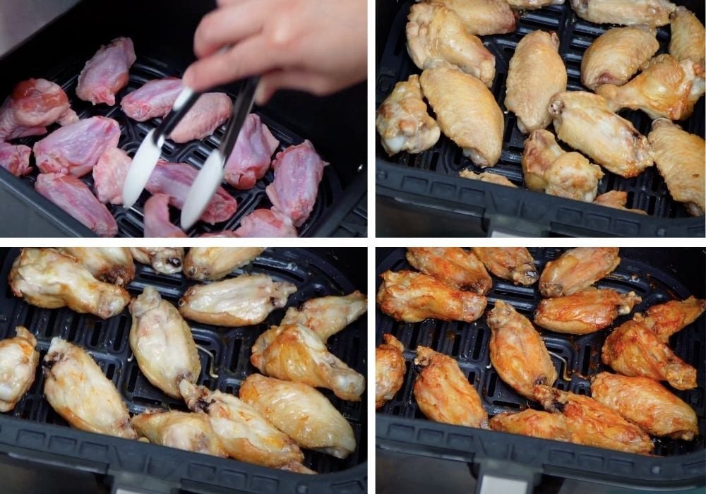 Cánh gà nướng mật ong trong nồi chiên không dầu vàng ươm