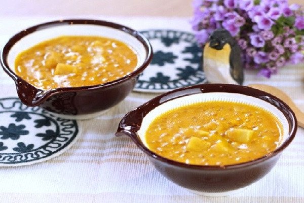 Cháo thịt bò bí đỏ giàu dinh dưỡng