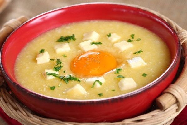Cháo trứng gà sánh mịn bổ dưỡng cho bé ăn dặm