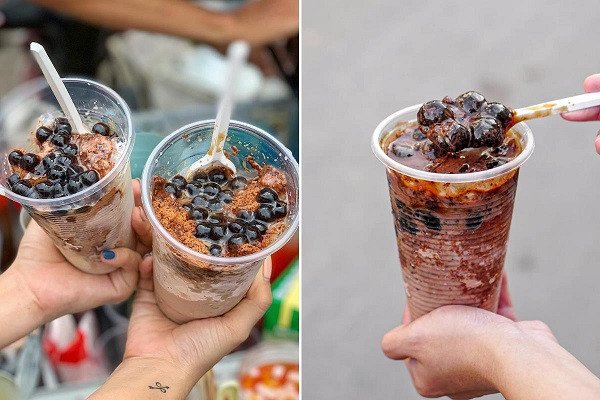 Chế biến xốt milo cho milo dằm trân châu