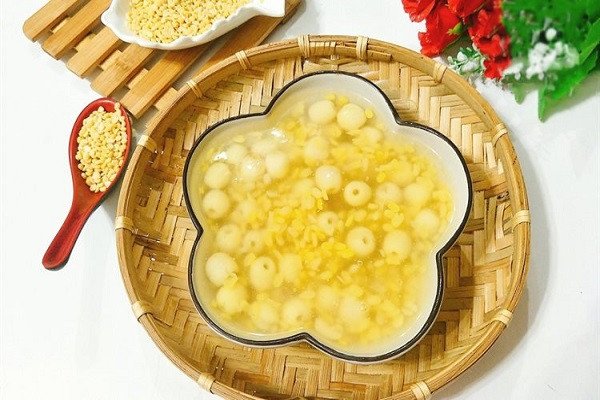 Chè kê hạt sen yến mạch thanh đạm, tốt cho sức khỏe