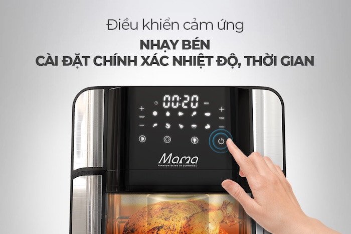 Chỉnh chế độ nướng bánh su kem