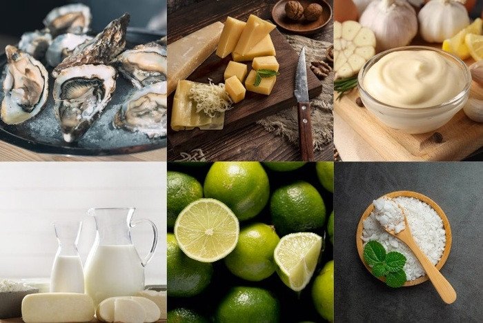 Chuẩn bị nguyên liệu cho món hàu nướng phô mai trứng gà hấp dẫn