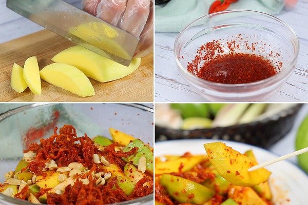 Công thức xoài dầm bò khô