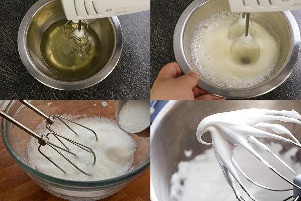 Đánh bông lòng trắng trứng giúp bánh gato mềm xốp hơn