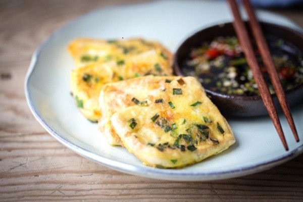 Đậu hũ non chiên trứng thơm ngon