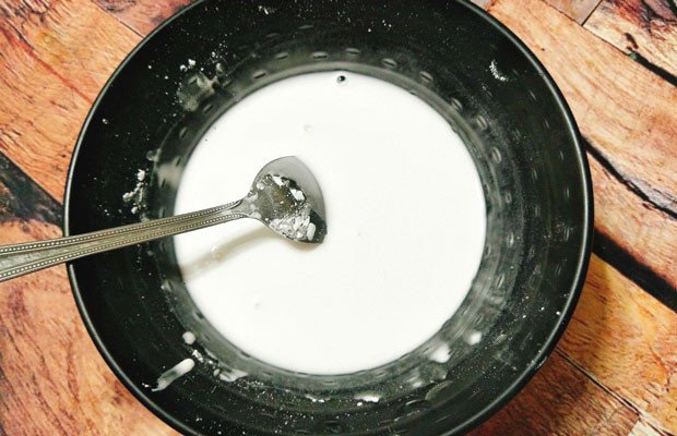 Dùng bột năng để tạo độ sánh cho món súp chay sơn hào hải vị