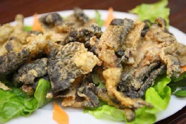 Ếch chiên giòn vàng ươm, hấp dẫn
