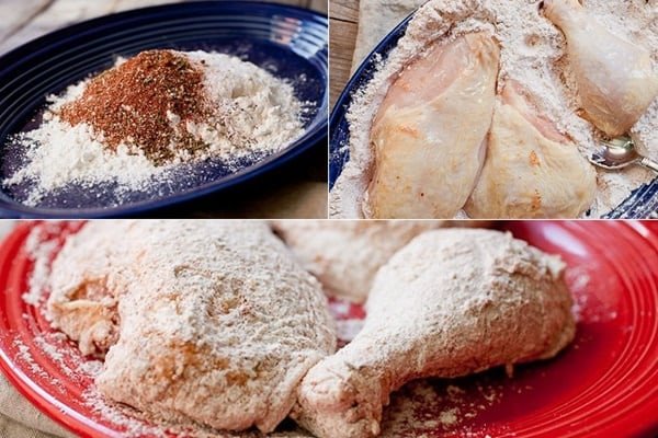 Gà rán giòn rụm với lớp vỏ tẩm ướp gia vị hấp dẫn