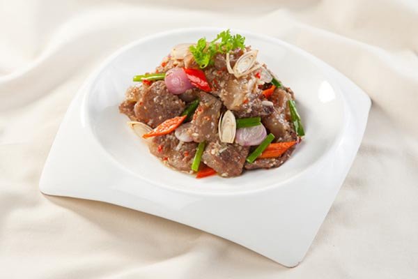Gân Bò Xào Sả Ớt