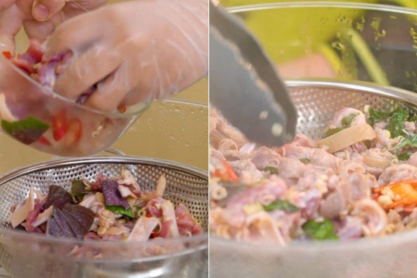 Hấp thịt dê cùng lá tía tô để có món ăn ngon miệng và bổ dưỡng
