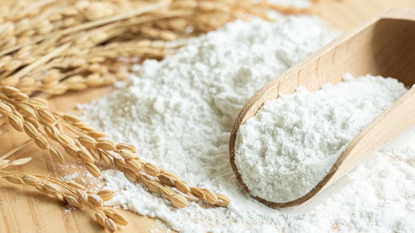 Hình ảnh bột gạo trắng mịn chất lượng cao