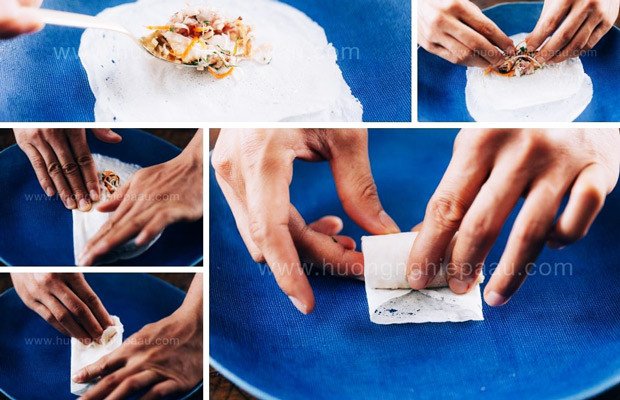 Hướng dẫn cách cuốn chả giò đẹp mắt và chắc tay không bị bung