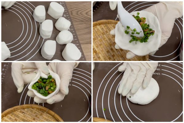 Hướng dẫn cách nặn bánh hẹ dẻo mịn đúng chuẩn