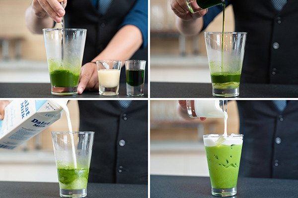 Hướng dẫn pha chế matcha macchiato tại nhà