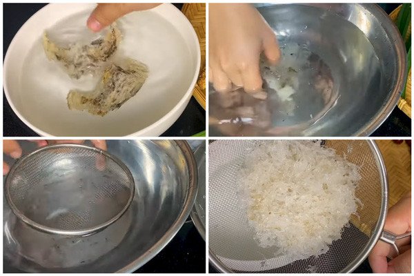 Hướng dẫn sơ chế và làm sạch tổ yến thô trước khi chưng