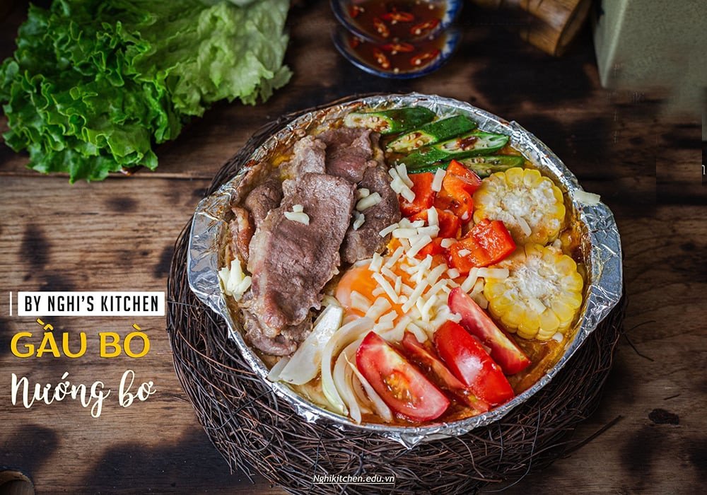 Khay gầu bò Mỹ phủ phô mai đút lò vàng ươm, hấp dẫn