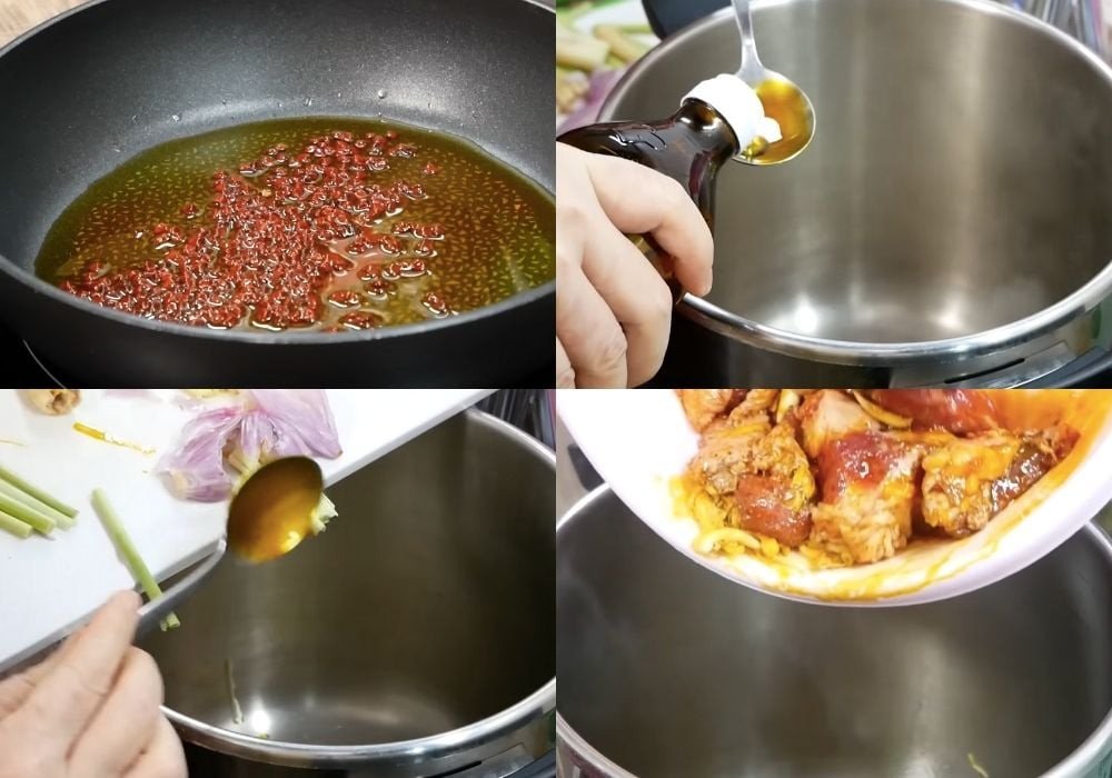 Kho thịt bò với nồi áp suất