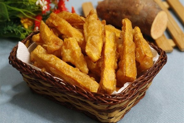 Khoai lang tẩm bột chiên giòn