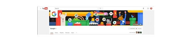 Kích thước tối ưu ảnh bìa kênh YouTube trên màn hình máy tính