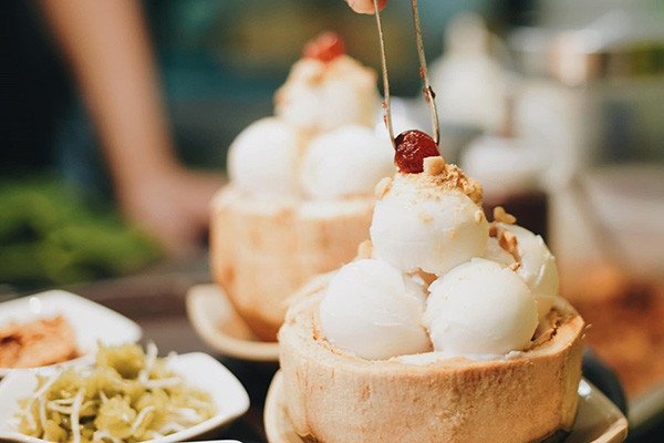 kinh doanh kem Côn Đảo dừa đất
